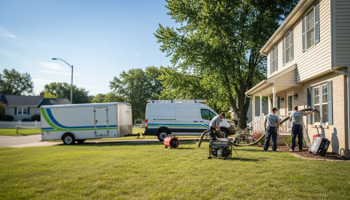 Flooded Basement Restoration And Cleanup With Repair in Viola, WI near me